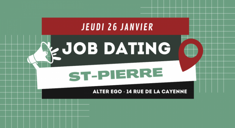 Illustration : Job dating St Pierre
